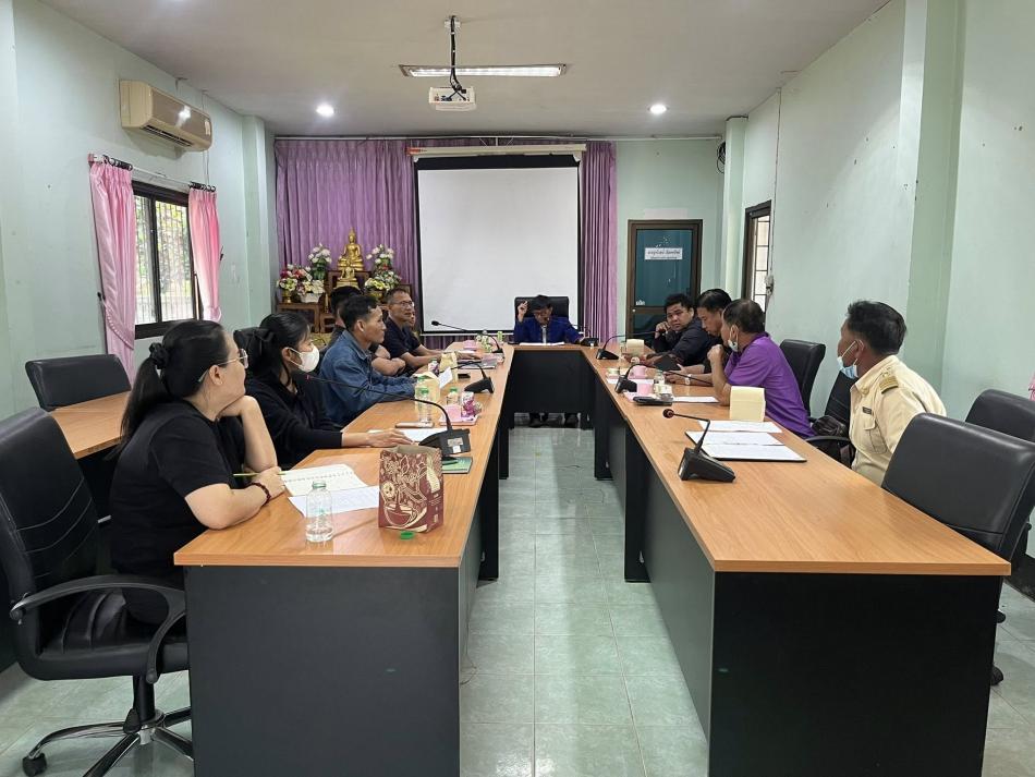 ประชุมเตรียมความพร้อมและปรึกษาหารือในการจัดงาน โครงการแข่งขันกีฬาฟุตบอลต้านภัยยาเสพติด โครงการแข่งขันกีฬาชกมวยไทยต้านภัยยาเสพติด โครงการส่งเสริม สืบสานกิจกรรมประเพณีและวัฒนธรรมไทย และโครงการส่งเสริมสุขภาพผู้สูงอายุ ประจำปีงบประมาณ 2569 