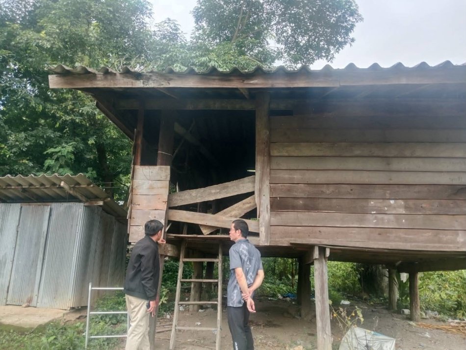 ลงพื้นที่เยี่ยมบ้านผู้ประสบปัญหาทางสังคมกรณีผู้สูงอายุในภาวะยากลำบาก 